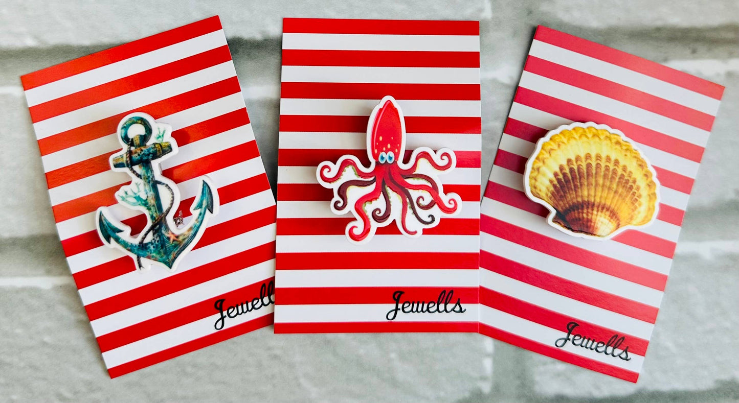 Jewells - Nautical Seaside resin fridge magnet