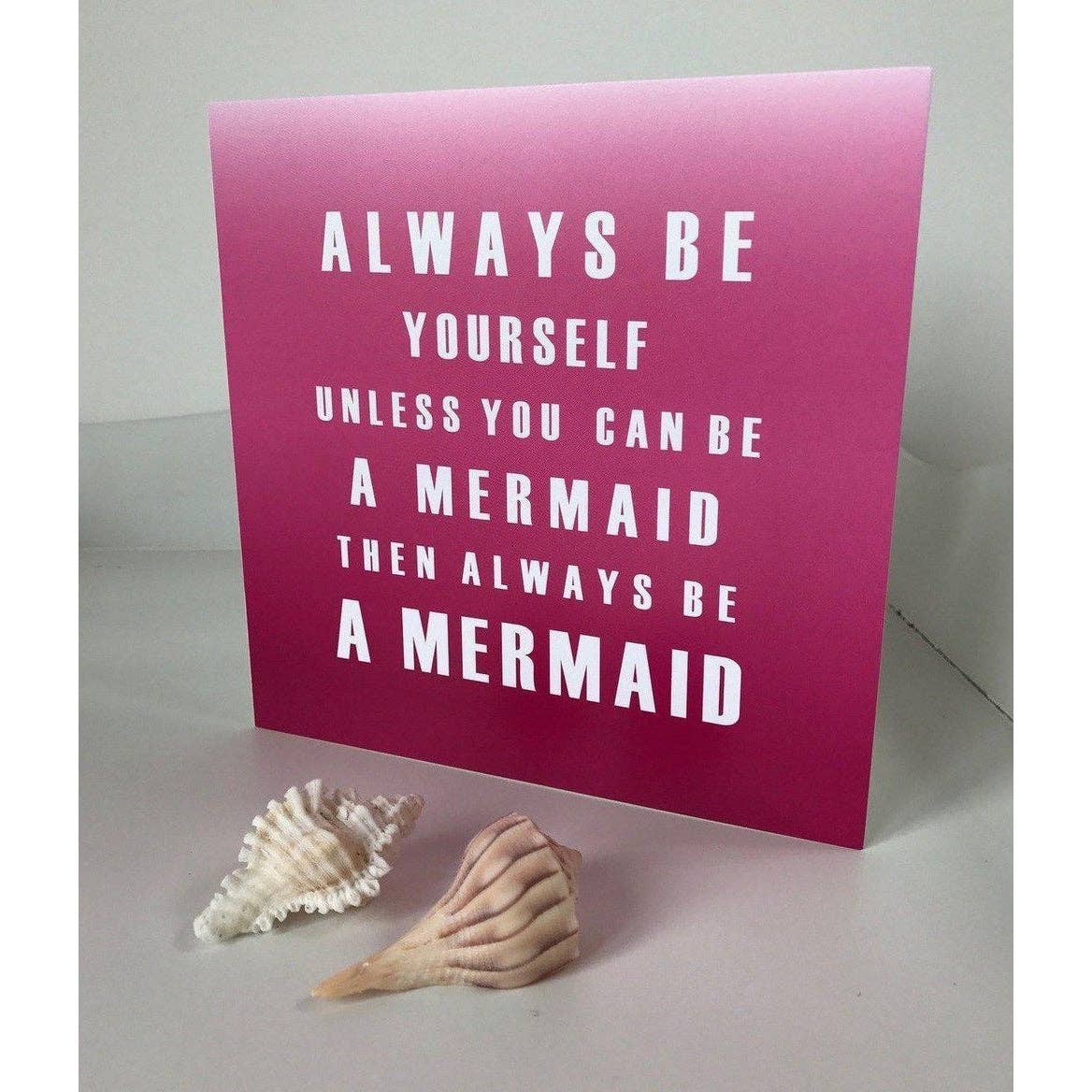 Mermaid - Greeting Card