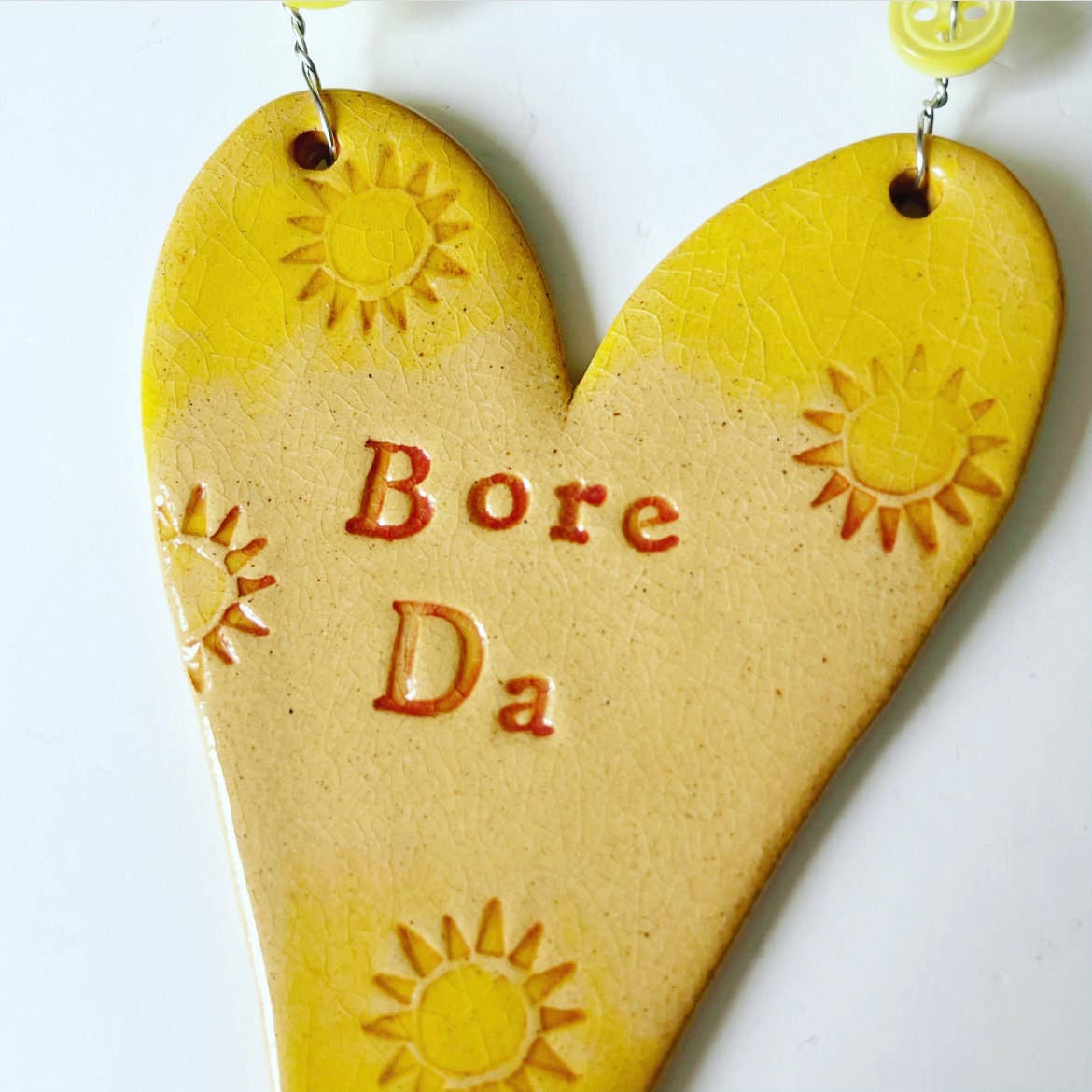 Bore Da Ceramic Hanging Heart