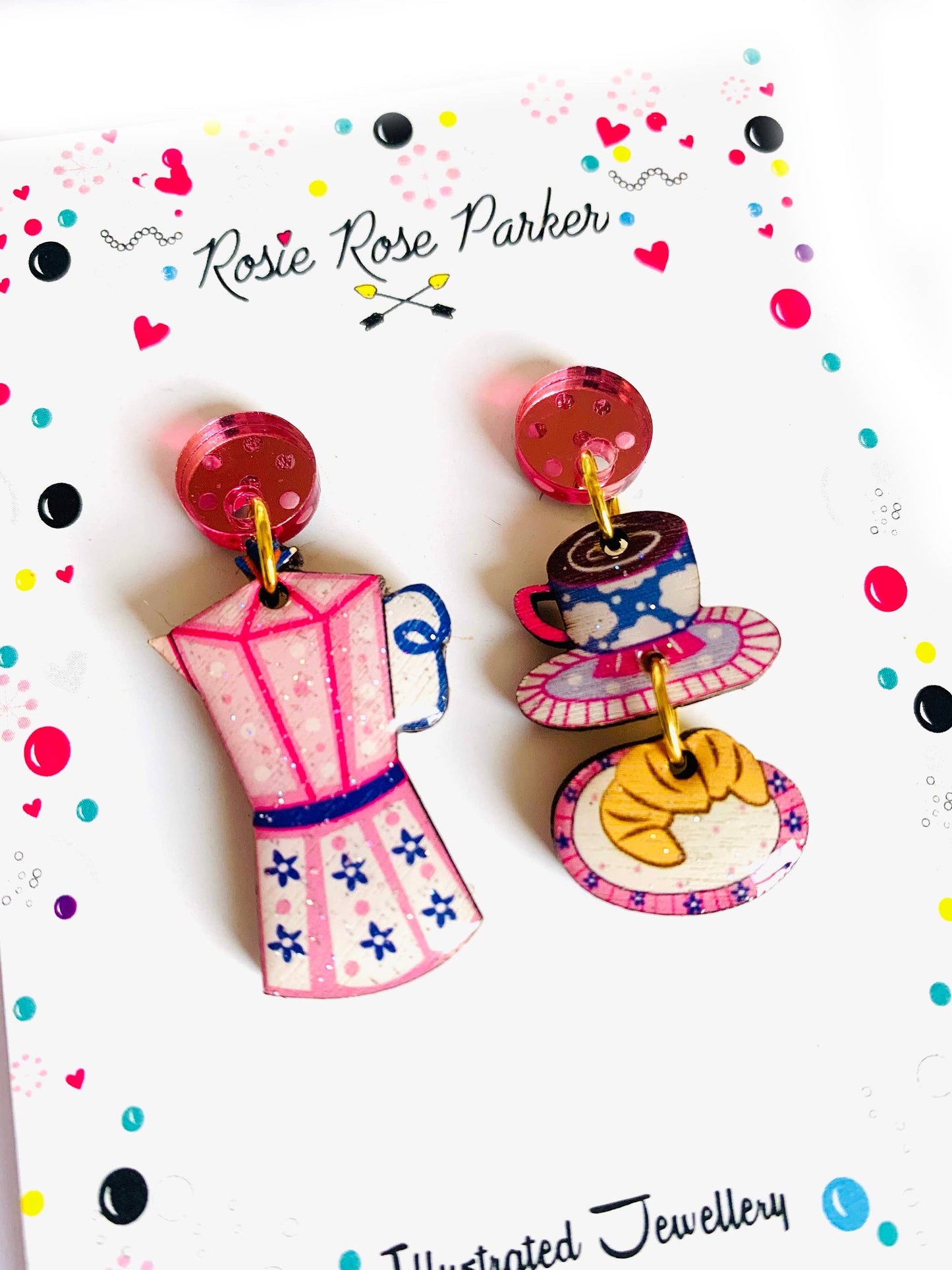 Rosie Rose Parker - Funky statement earrings