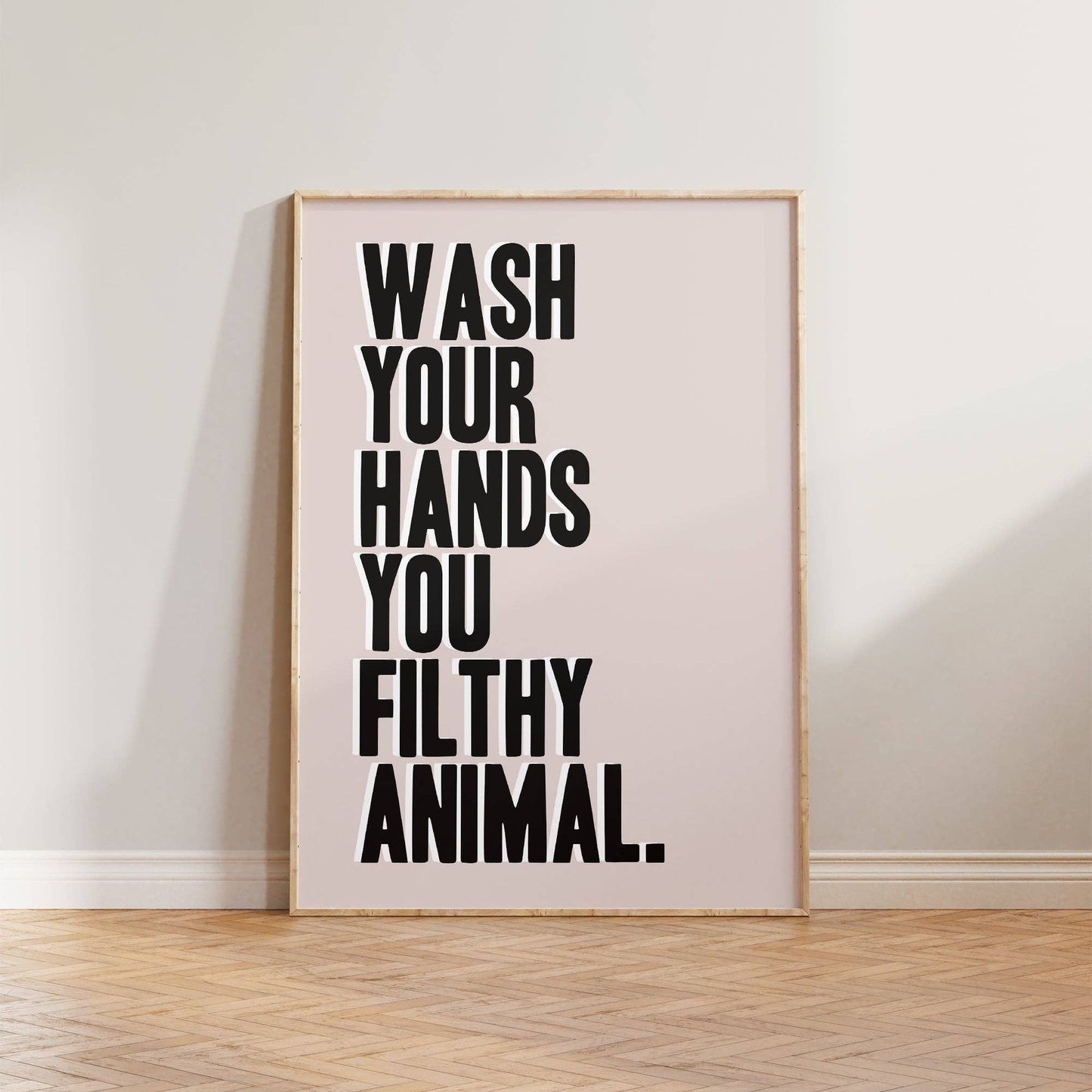 Lune Club - Wash Your Hands Print