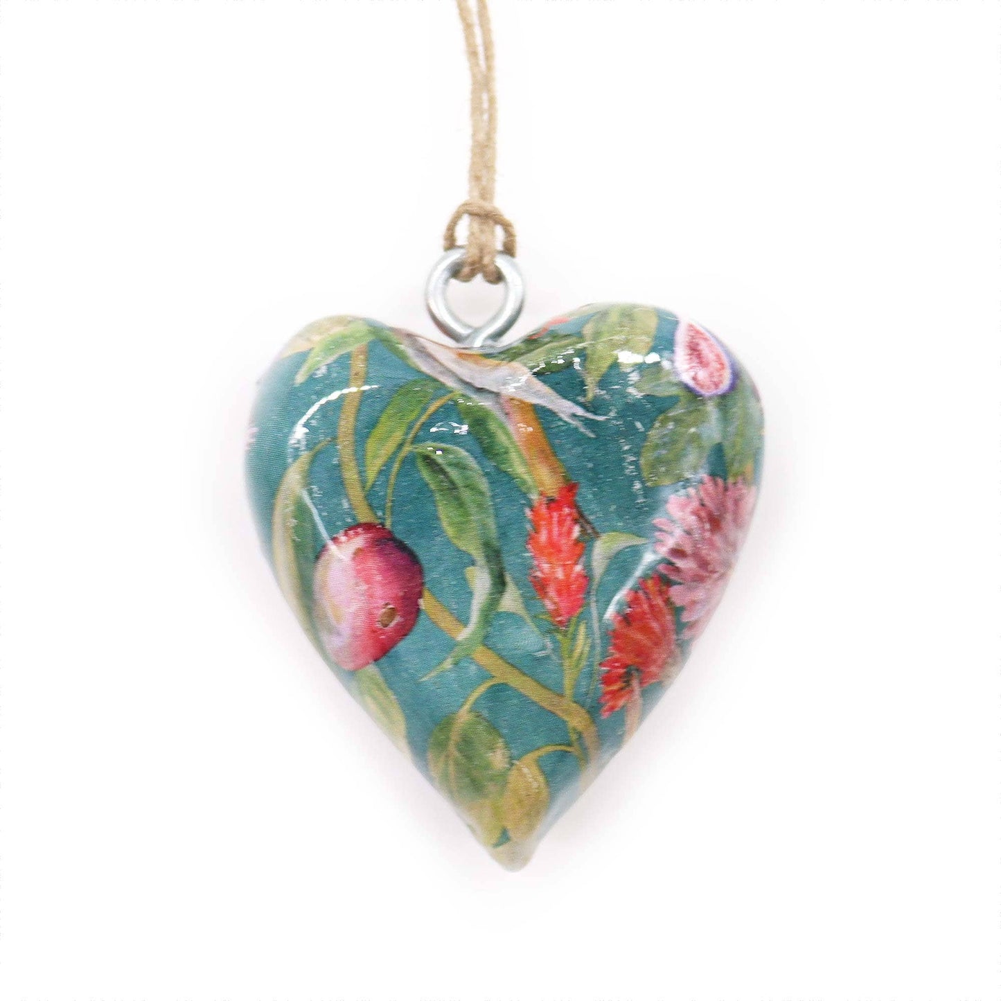 Decor Wood Hearts -  Bird & Floral (24)