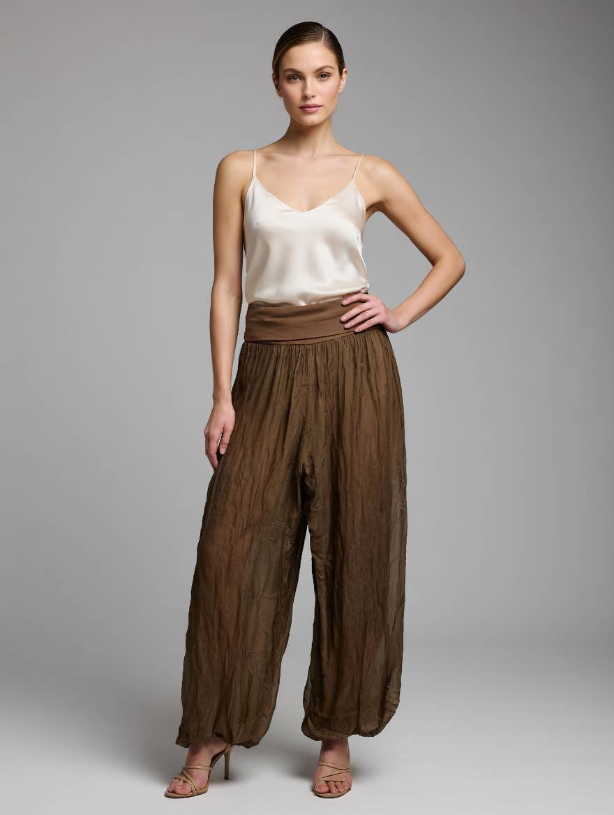 Sassy Silk Balloon Trouser