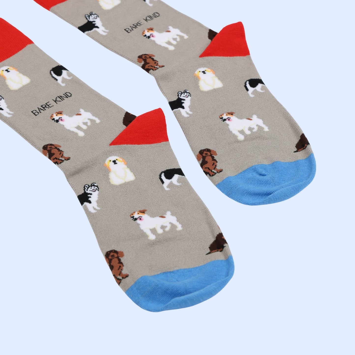 Bare Kind - Grey Dogs Socks