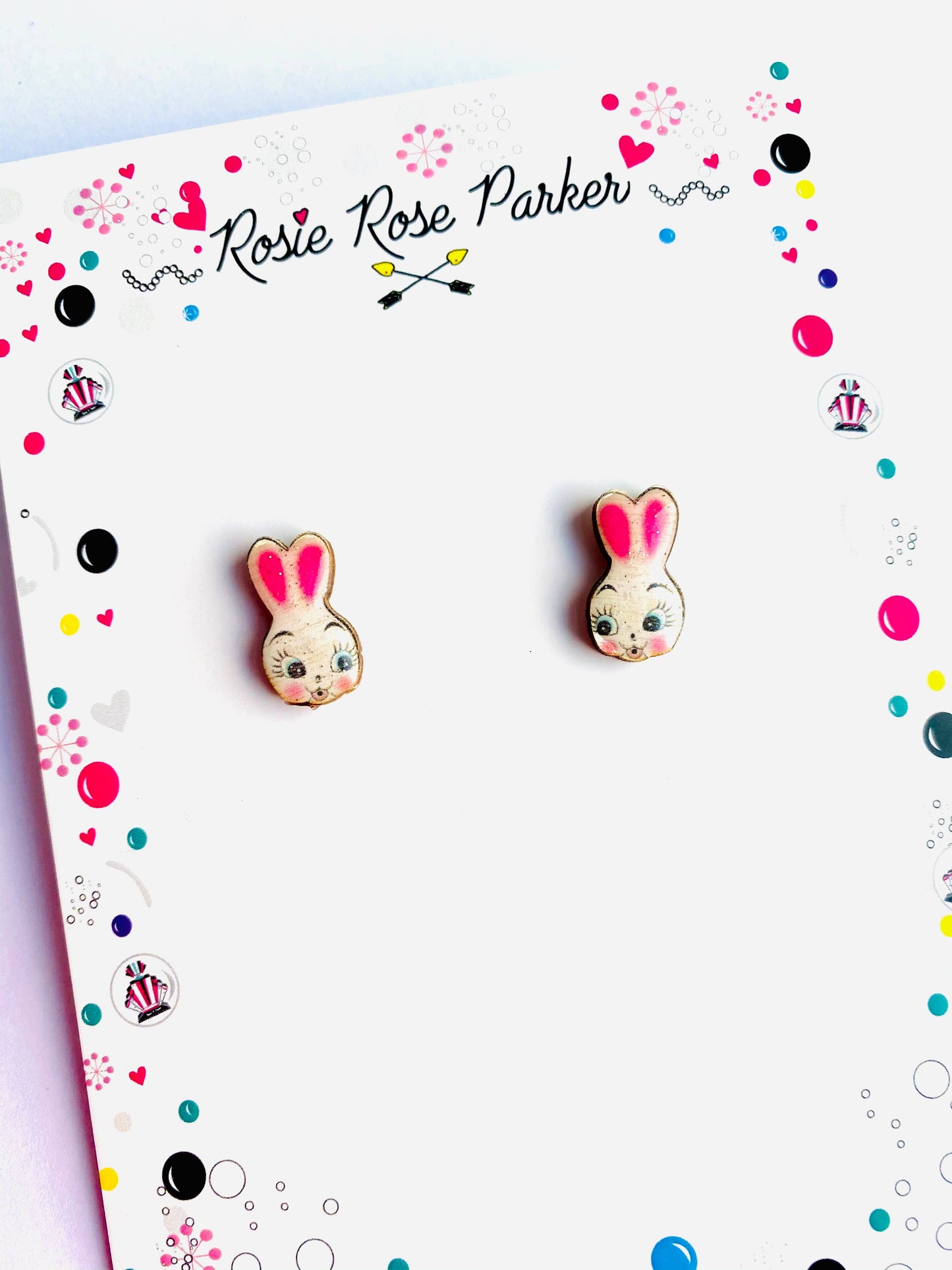 Rosie Rose Parker - Bunny Easter earrings