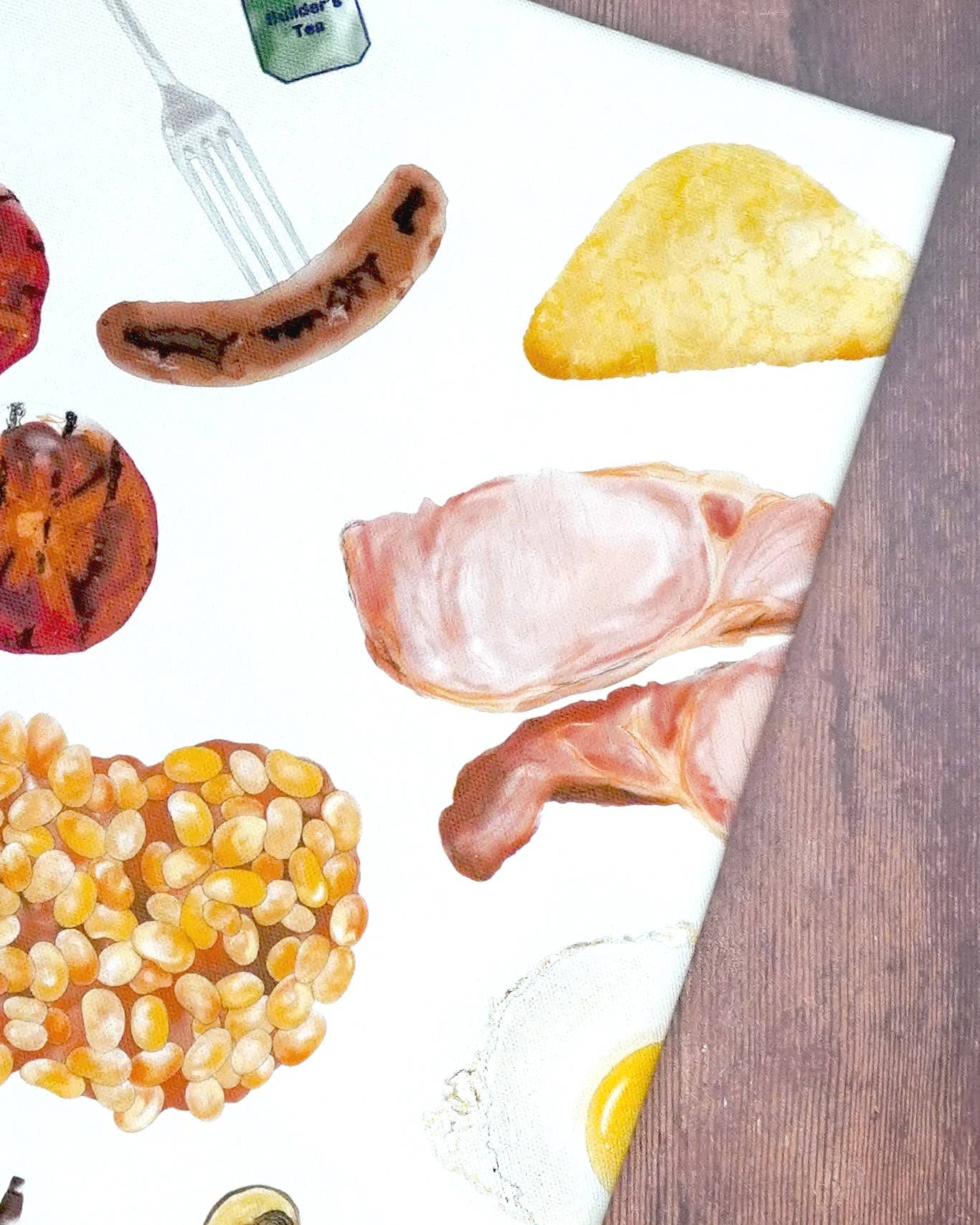 Full English Tea Towel - British Made - Fun Novelty Gift