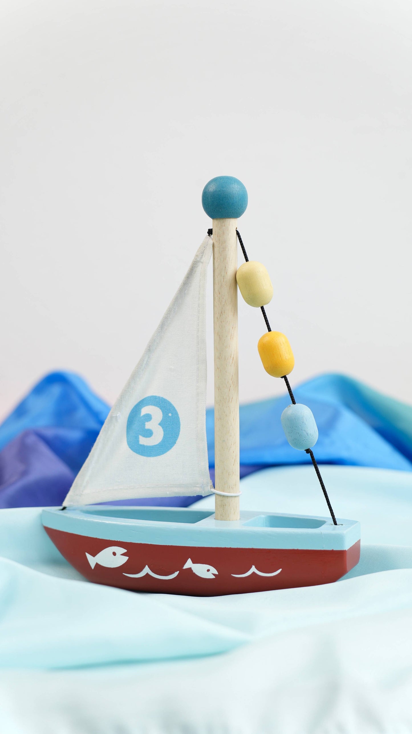 Threadbear Design UK - Mentari Wooden Sailing Boat