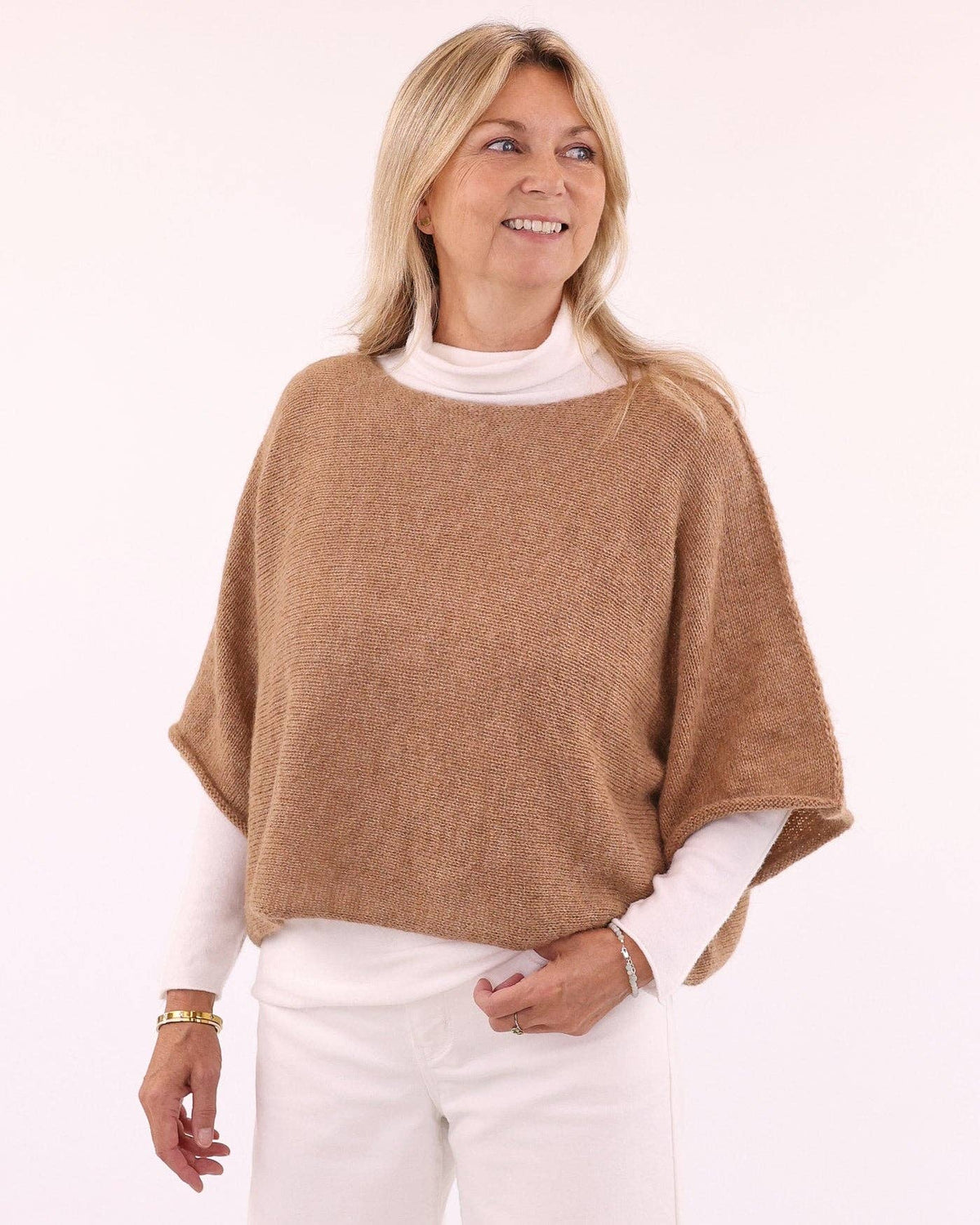 Cadenza Italy Ltd - Alpaca Blend Short Tunic Top