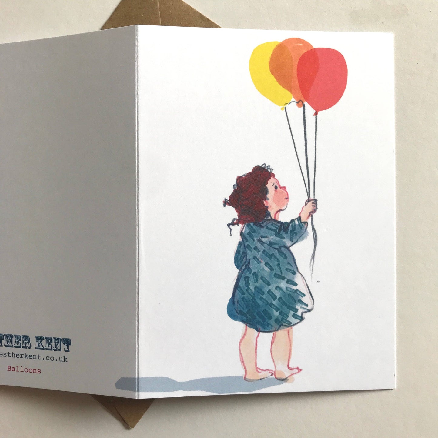 Esther Kent Design - Balloons Card