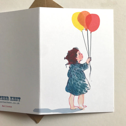 Esther Kent Design - Balloons Card