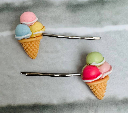 Jewells - Resin Ice Cream Hairgrip