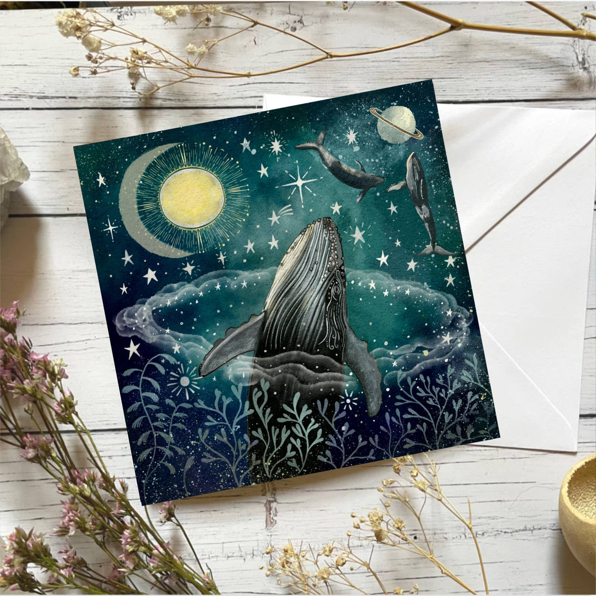 Glitter & Earth - Celestial whale