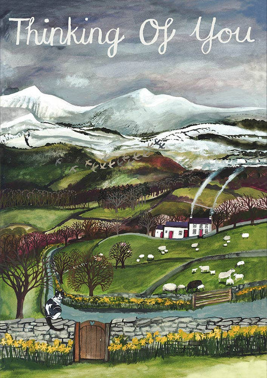 Driftwood Designs - Seasons Collection Thinking of You Large Greetings Card