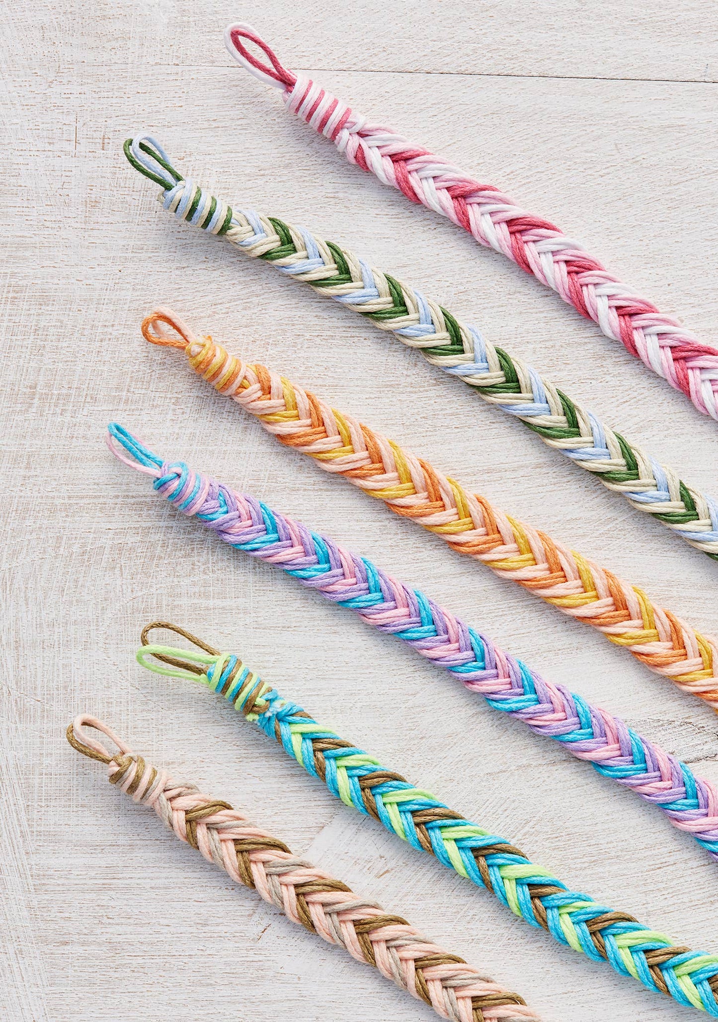 Namaste - Pastel Chevron Friendship Bracelet