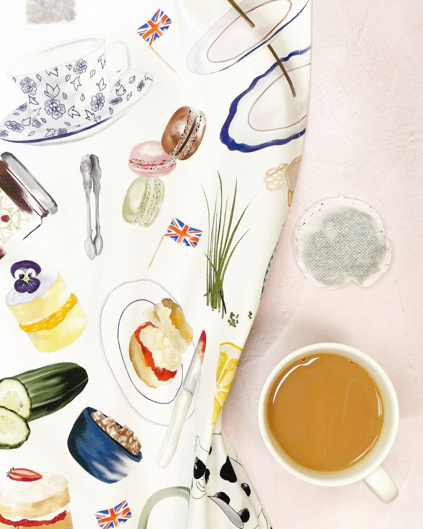 Afternoon Tea Towel - 100% Cotton – Typically British