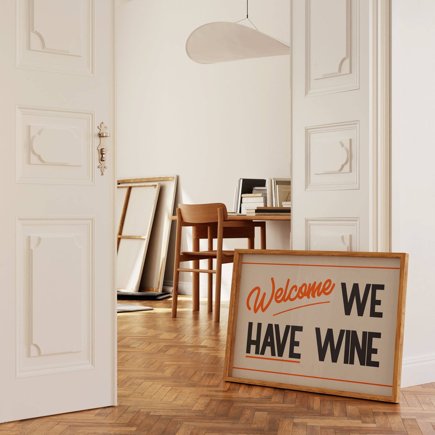 Lune Club - Welcome We Have Wine Print