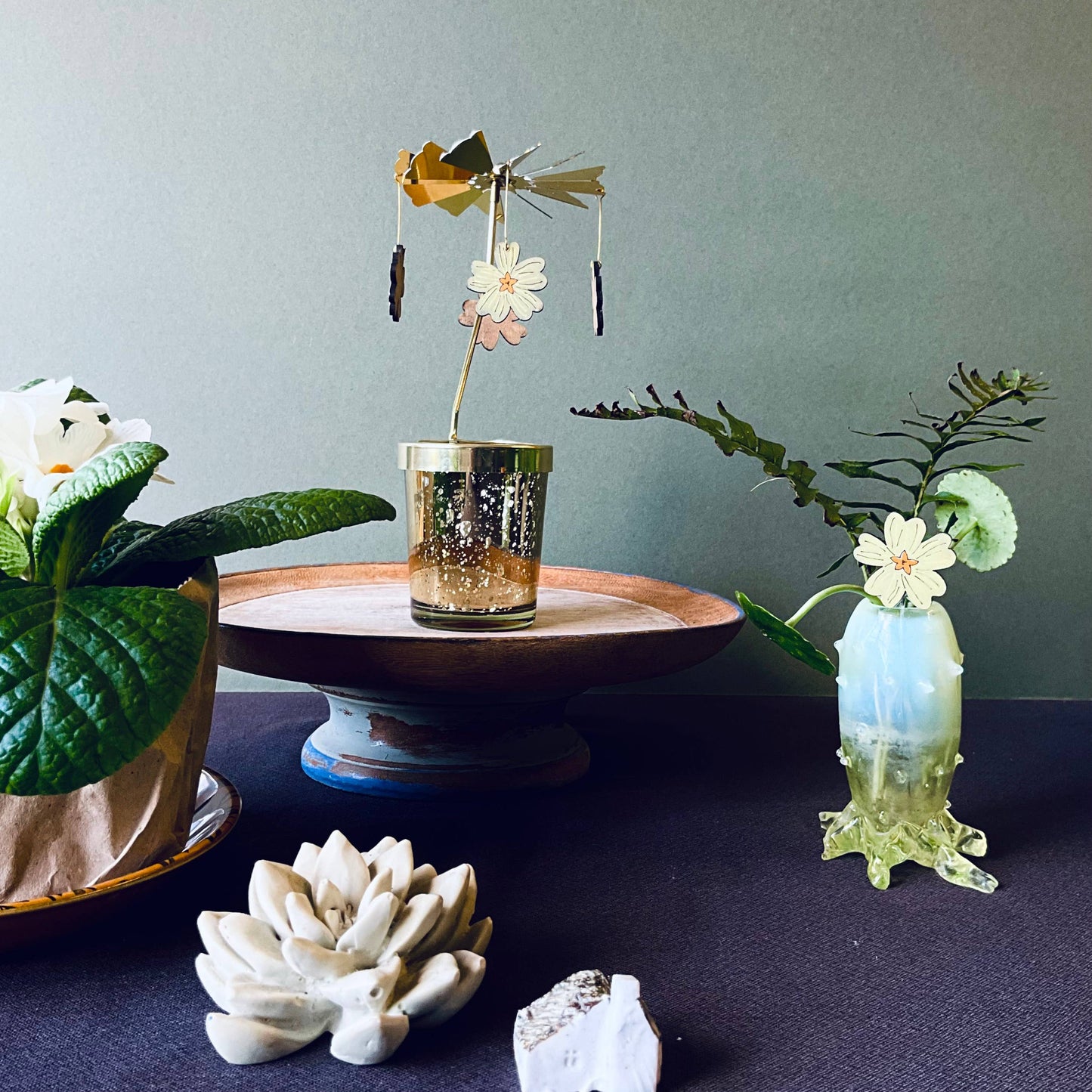 Flora Candle Carousel with a choice of 7 decorations