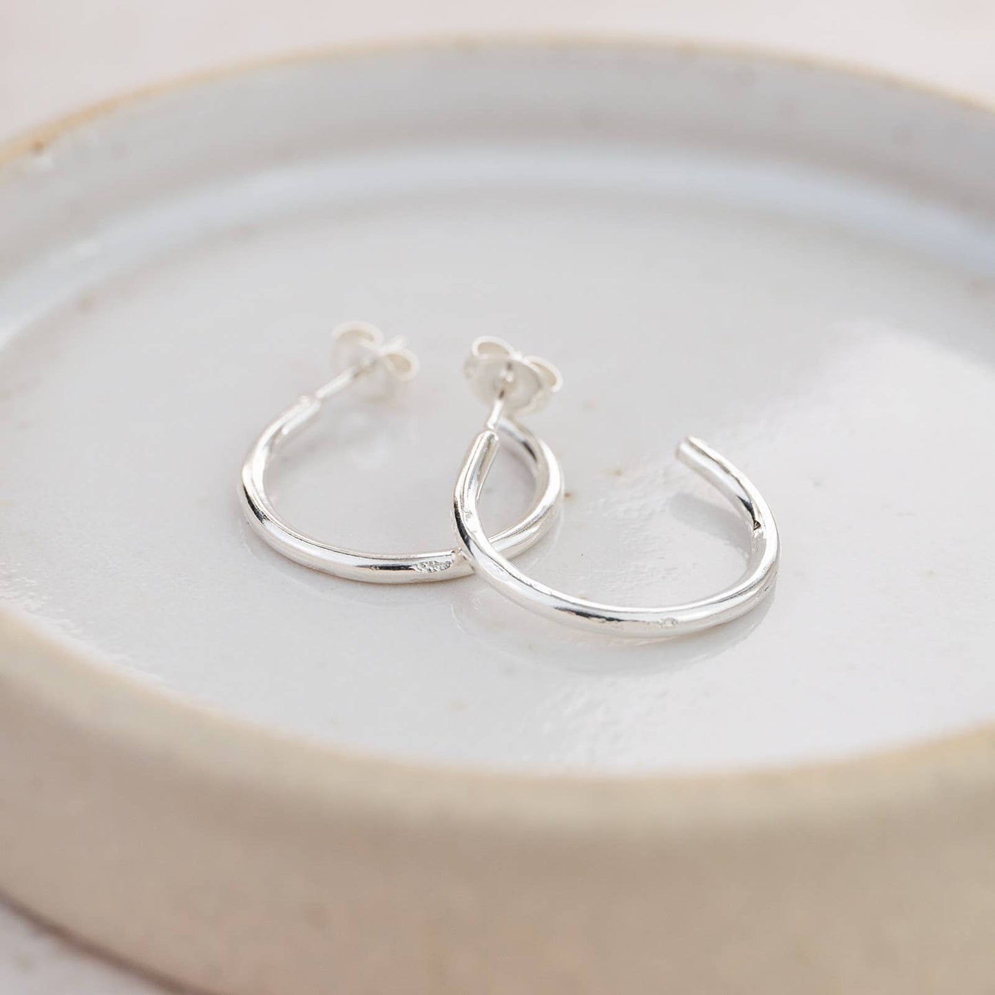 Lucy Kemp Jewellery - Sterling Silver Everyday Hoops