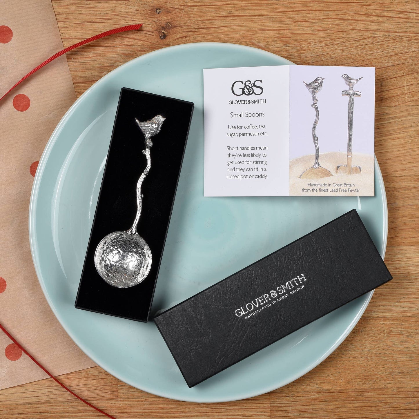 Wren Pewter Small Sugar Spoon