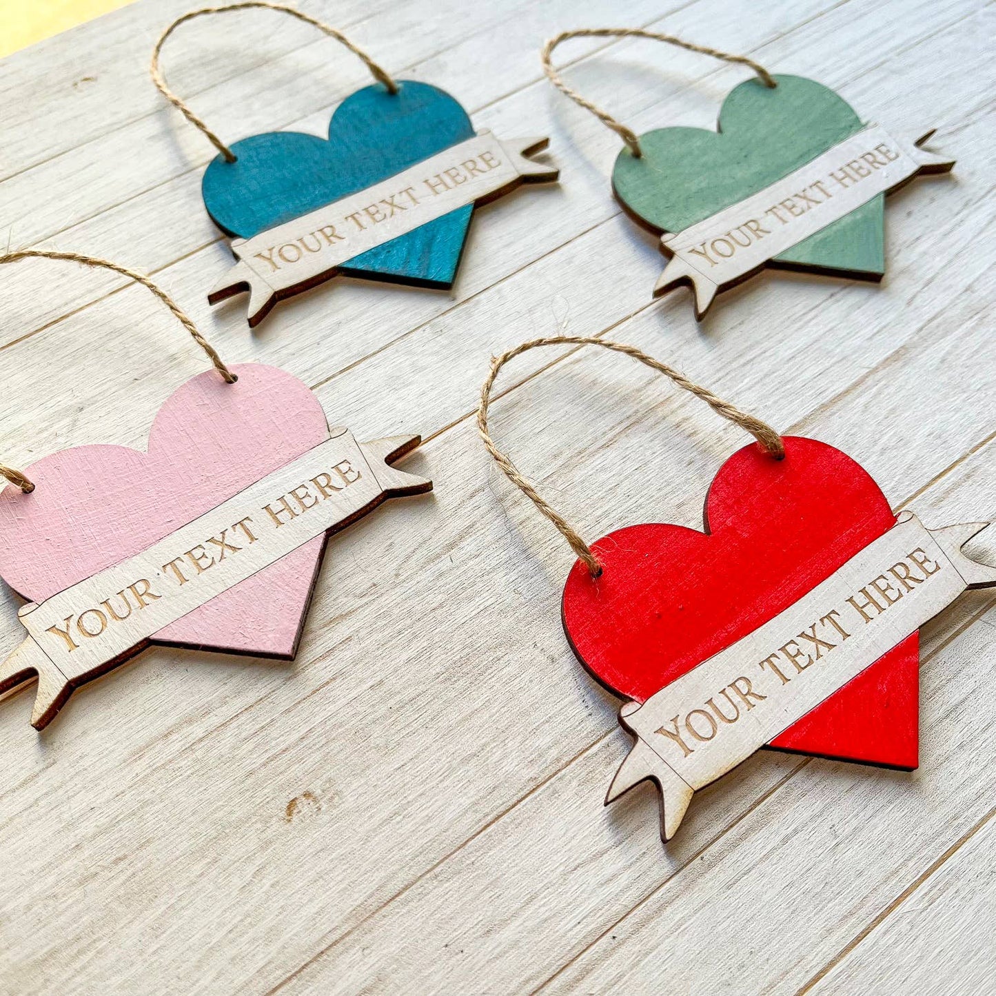 Gorgeous Little Bits - Heart "Moelfre" Decoration