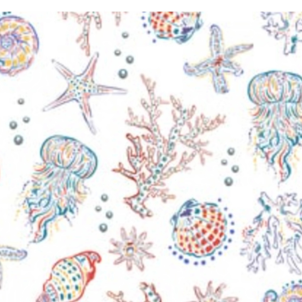 Beach Born Salcombe Ltd Jellyfish Extra Large Muslin / Swaddle Blanket