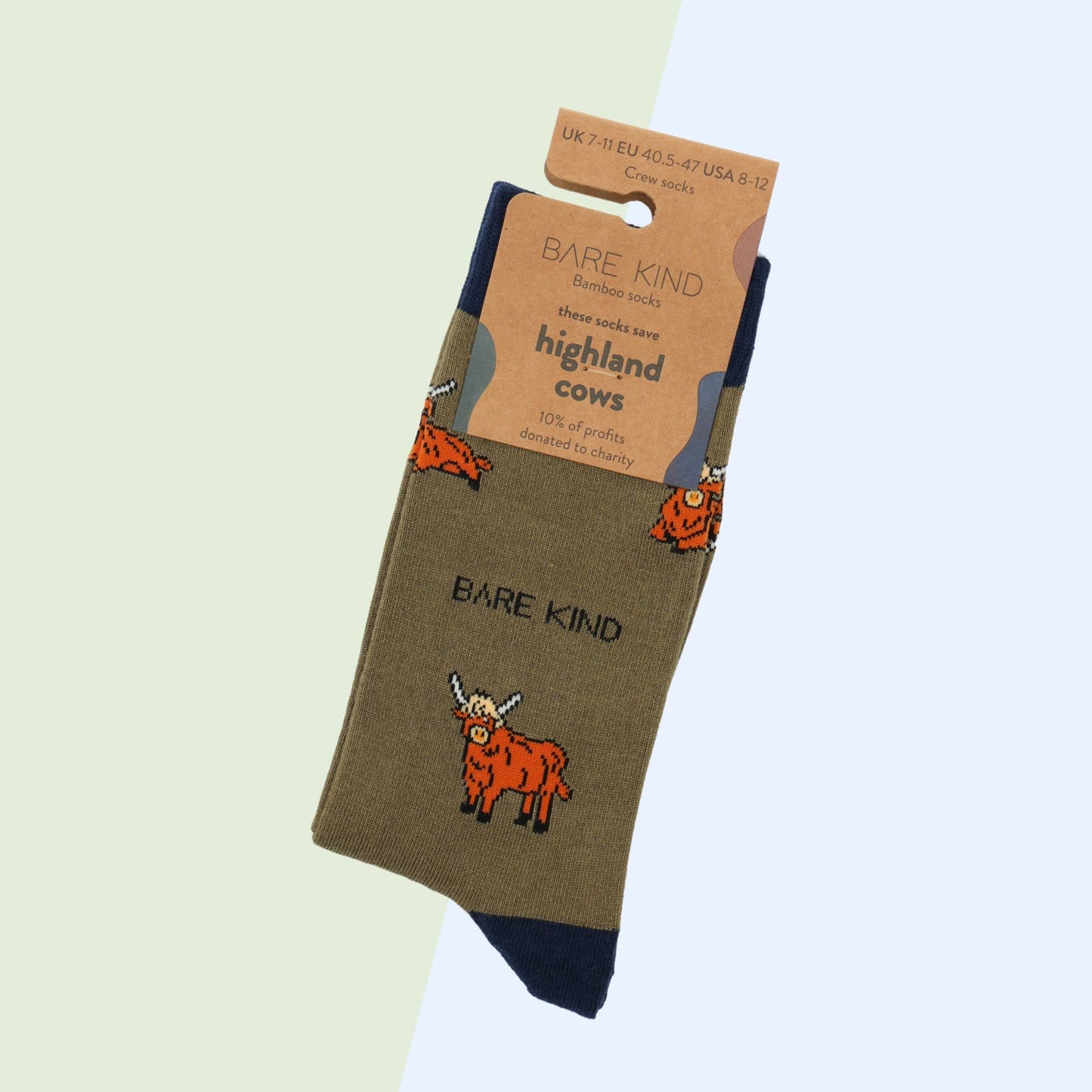 Bare Kind - Highland Cow Socks