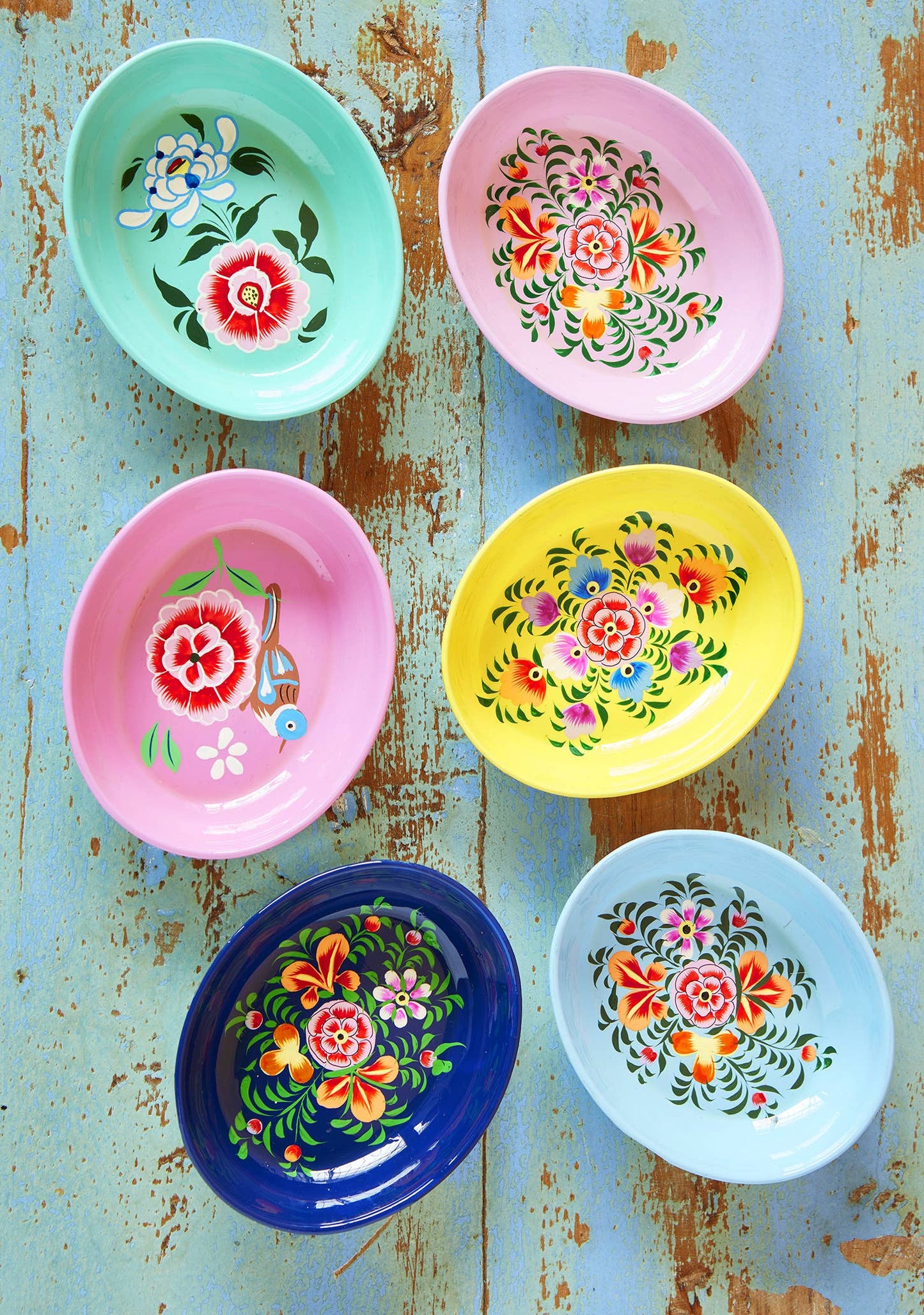 Namaste - Hand Painted Oval Trinket Dish