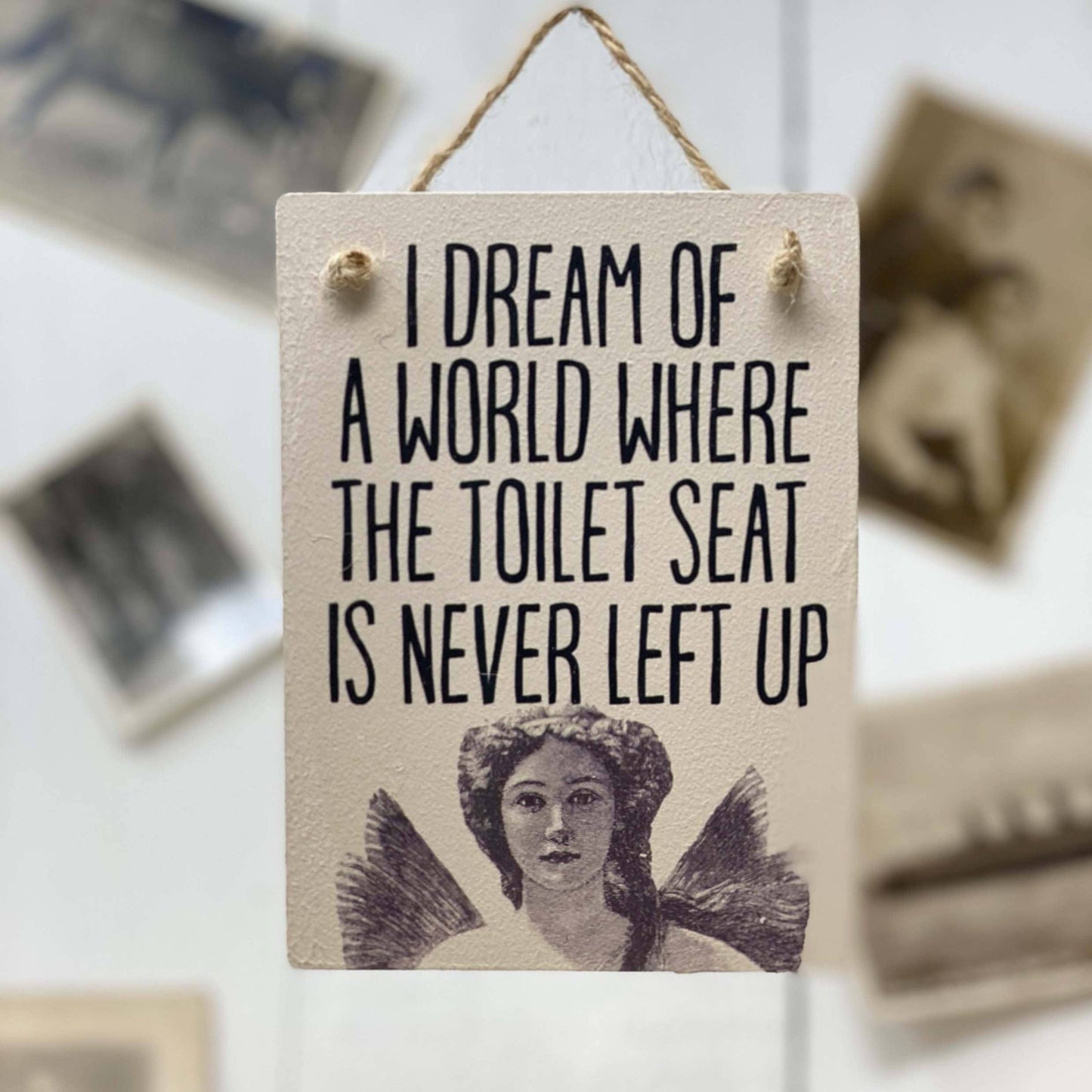 The Wooden Postcard Company - IMPOSSIBLE DREAM wooden mini sign