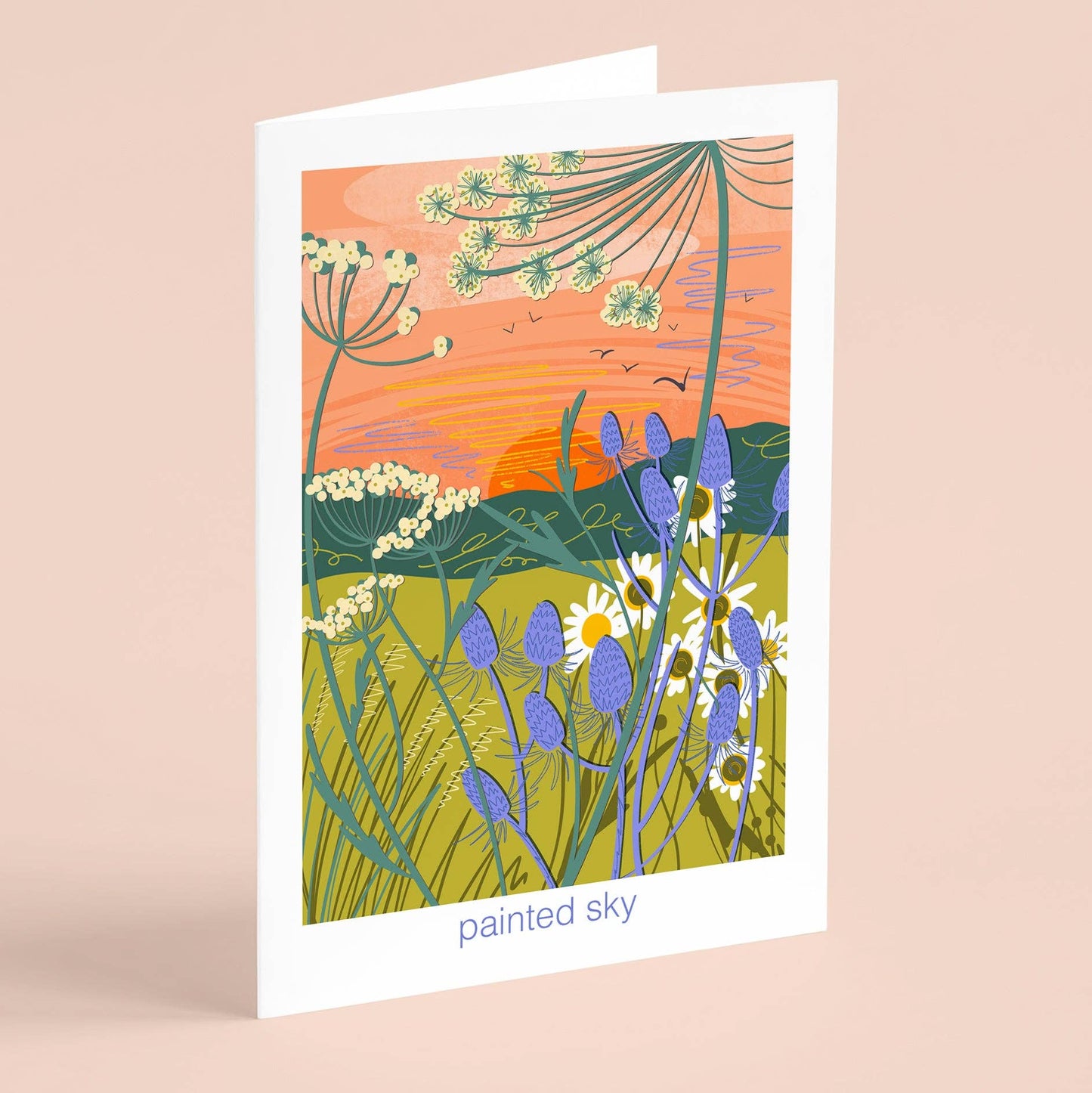 Painted Sky Greeting Card