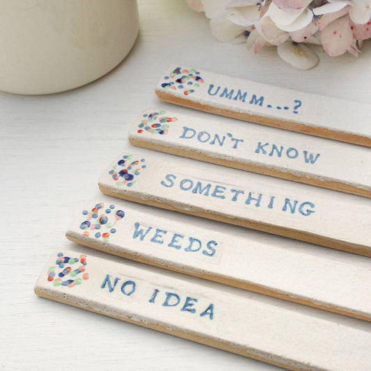 The Bad Gardener's Ceramic Markers