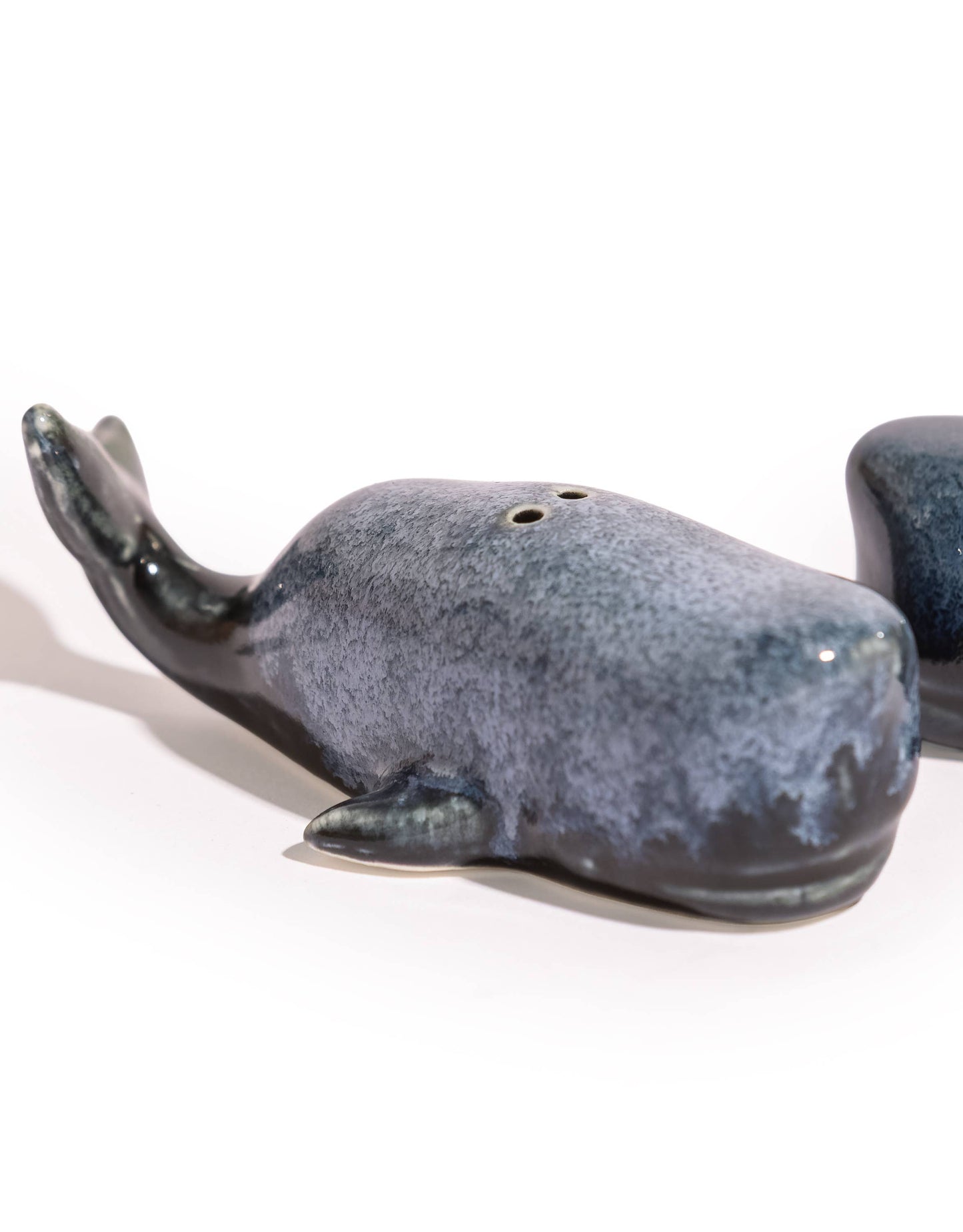 McGowan & Rutherford Ltd - Set Of Ceramic Blue Whale Salt & Pepper Shakers