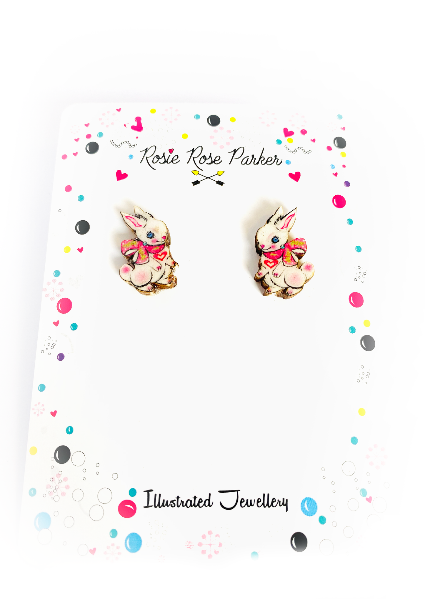 Rosie Rose Parker - Rabbit bunny studs