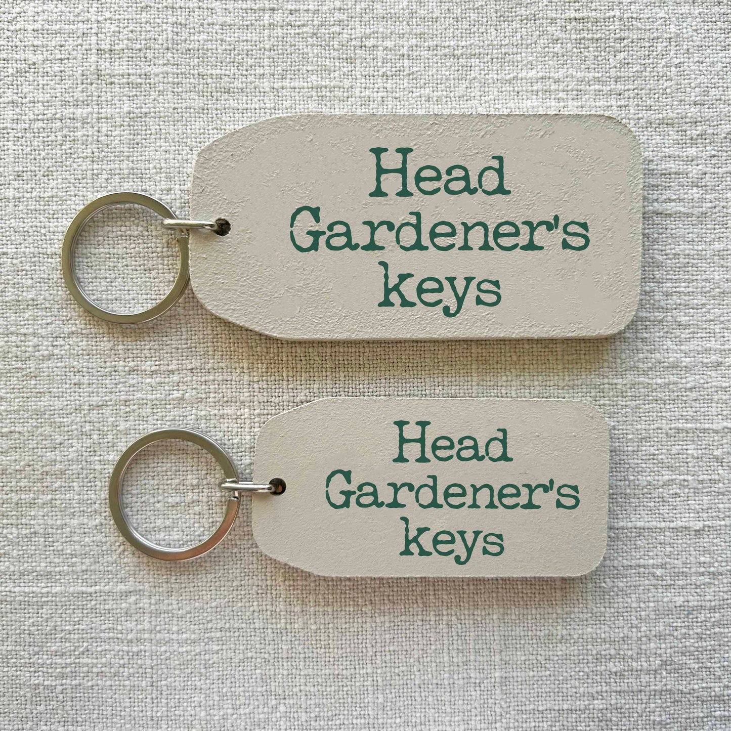 Head Gardener's Keys - Wooden Key Tag