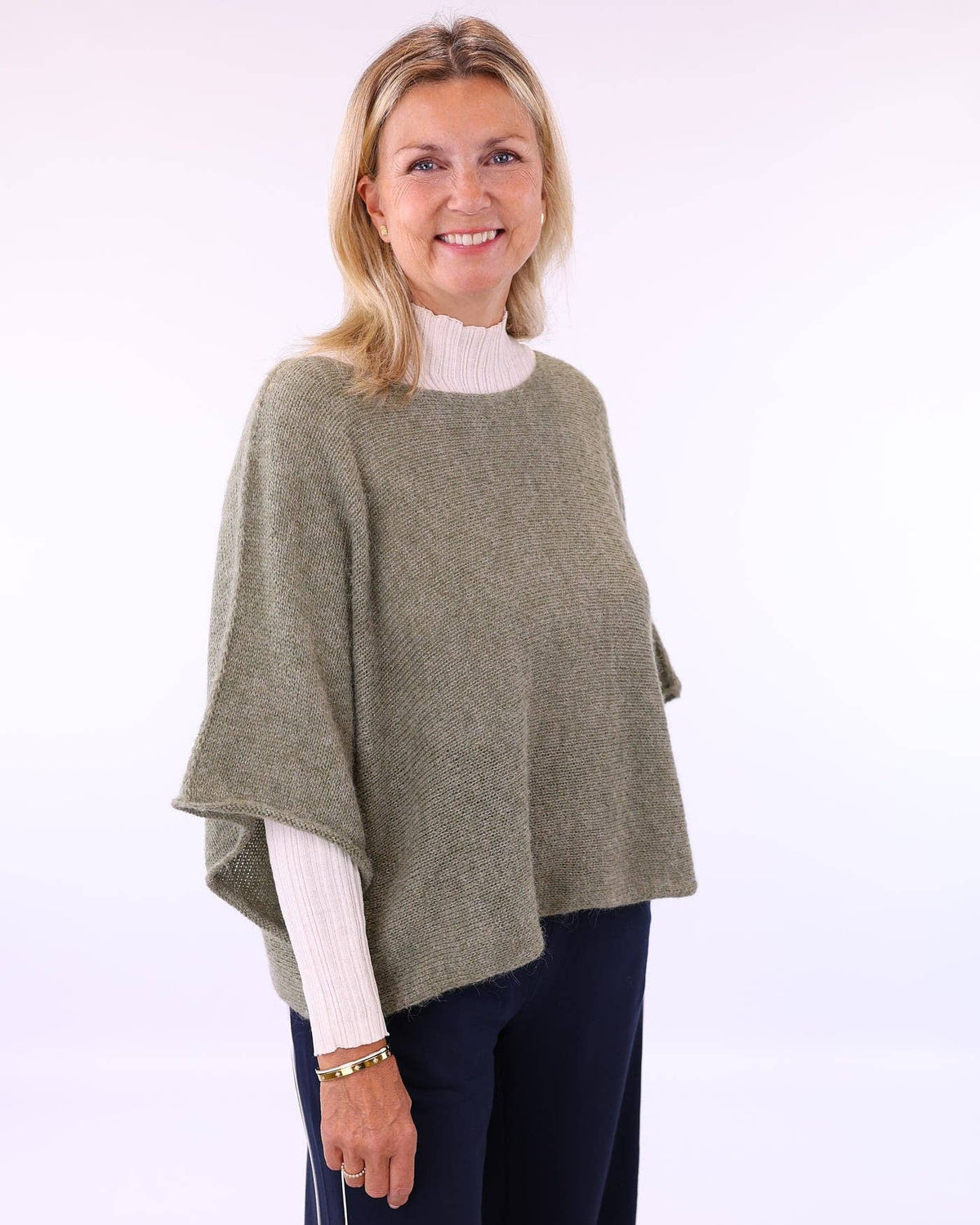 Cadenza Italy Ltd - Alpaca Blend Short Tunic Top