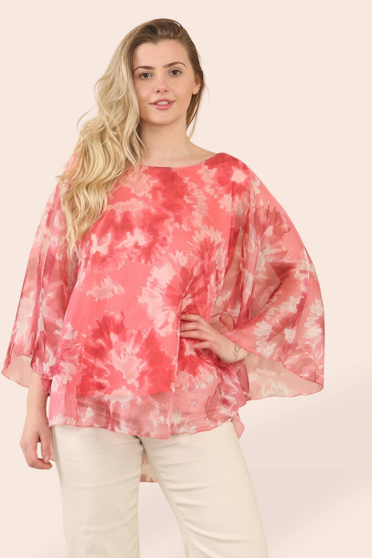 Kurt Muller - Tye Dye Silky Blouse