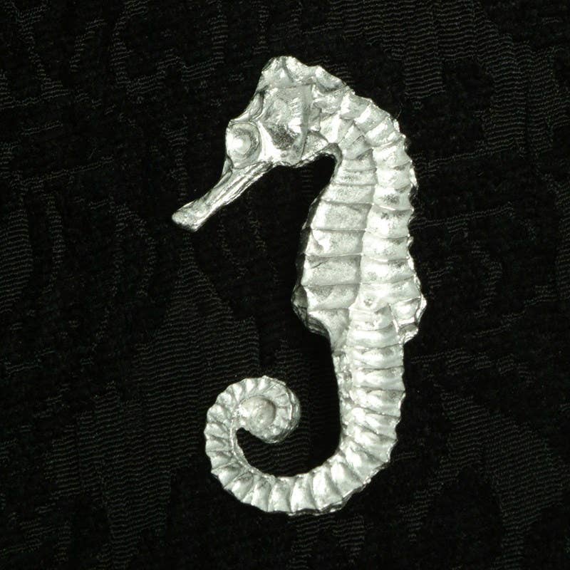 Seahorse Brooch, English Pewter Seahorse Gifts