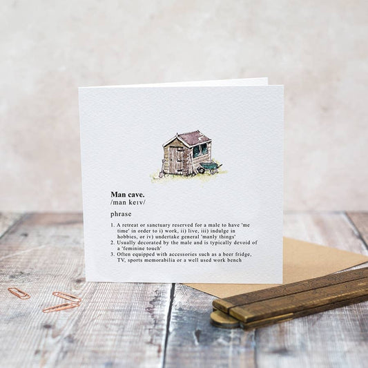 Toasted Crumpet - Man Cave Card (Cello-Free)