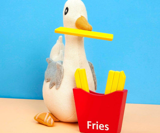 Best Years Ltd - Seagull Soft Toy, Knitted Organic Cotton