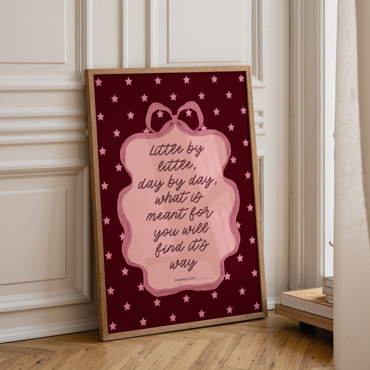 Little by Little | Cosy Home Print, affirmations