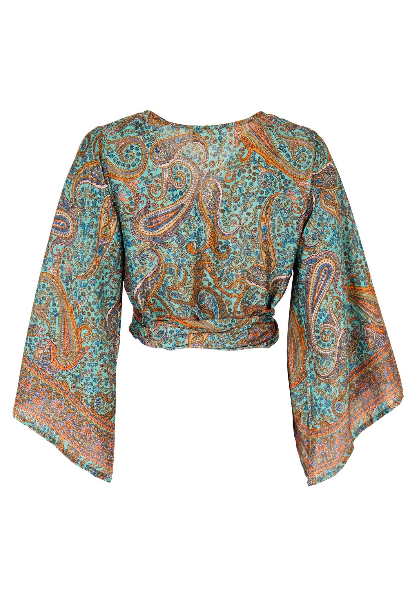 Namaste - Recycled Sari Wrap Top