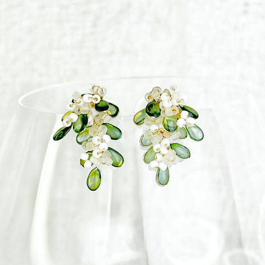 Ninaouity - Handmade Olive Branches Earrings