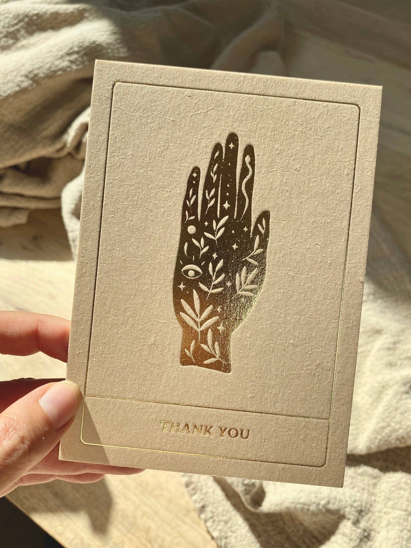 Anna Cosma - THANK YOU - GOLD EDITION POSTCARD