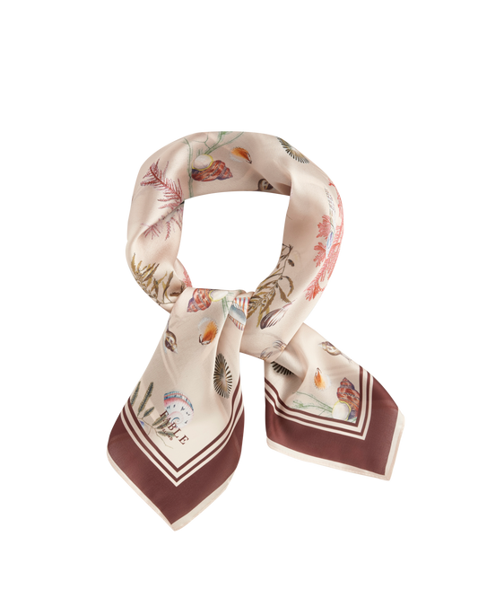 FABLE Whispering Sands Cream Square Scarf