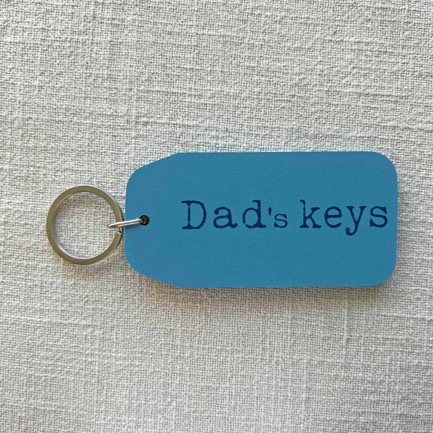 The Wooden Postcard Company - DAD'S KEYS Wooden Key Tag