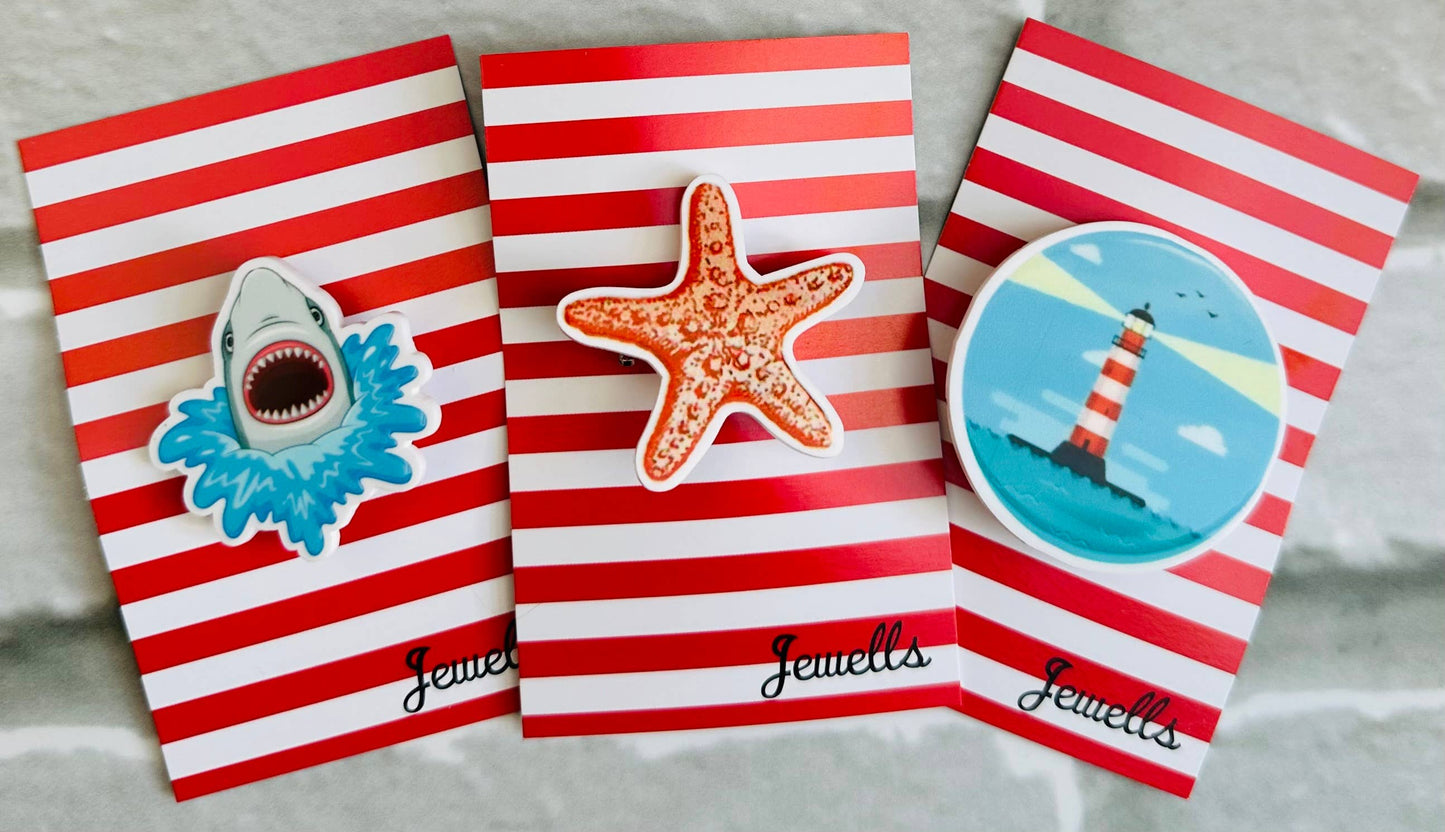 Jewells - Nautical Seaside resin fridge magnet