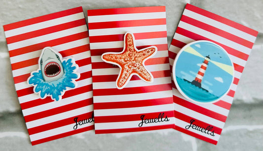 Jewells - Nautical Seaside resin fridge magnet