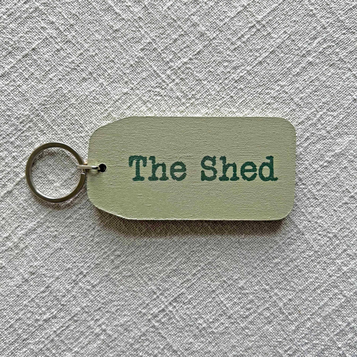 The Wooden Postcard Company - The Shed - Wooden Key Tag