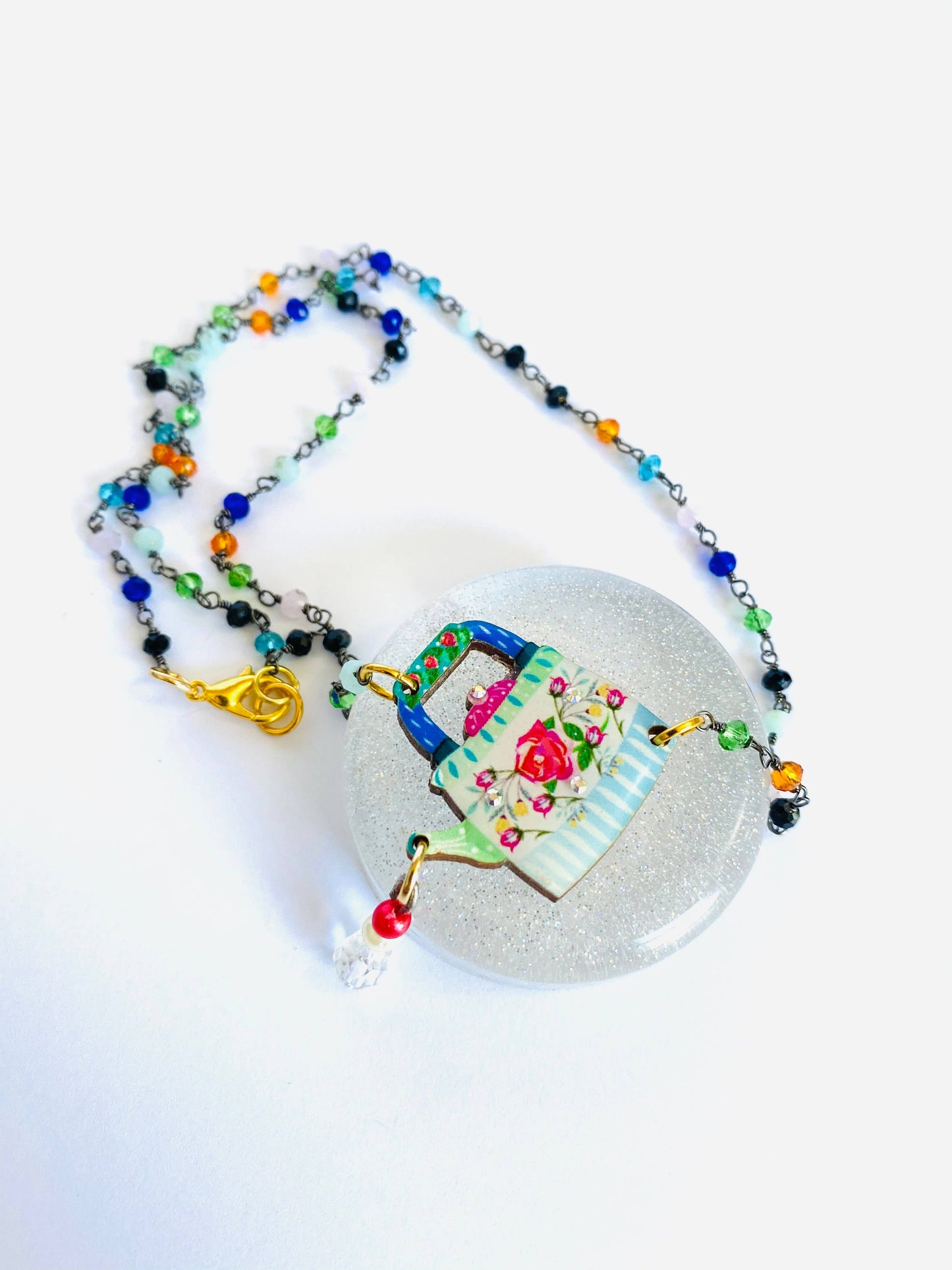 Rosie Rose Parker - Little teapot statement necklace