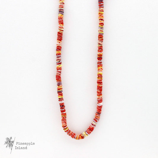 Pineapple Island Ahiki -  Natural Bead Necklace: Bali Sunset