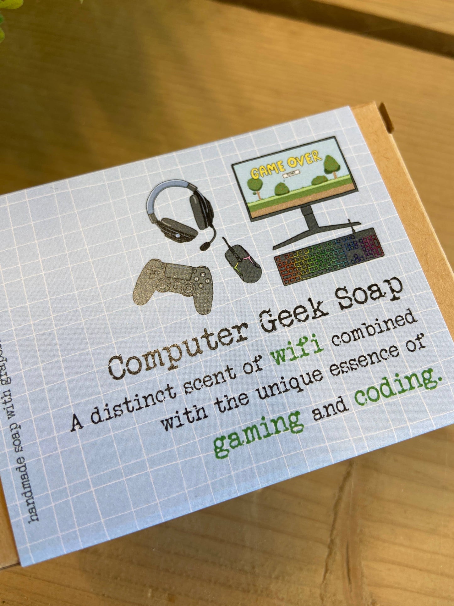 Dandelion Stationery - Computer Geek Soap - Humorous Soap Gift
